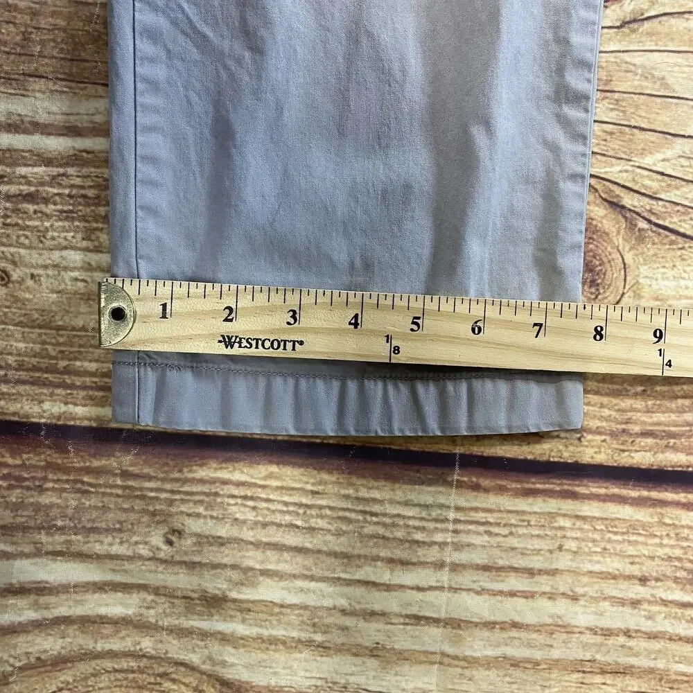 J.CREW Pants Mens Size 30x32 Gray Stretch Chino Essex Pants Office Biz